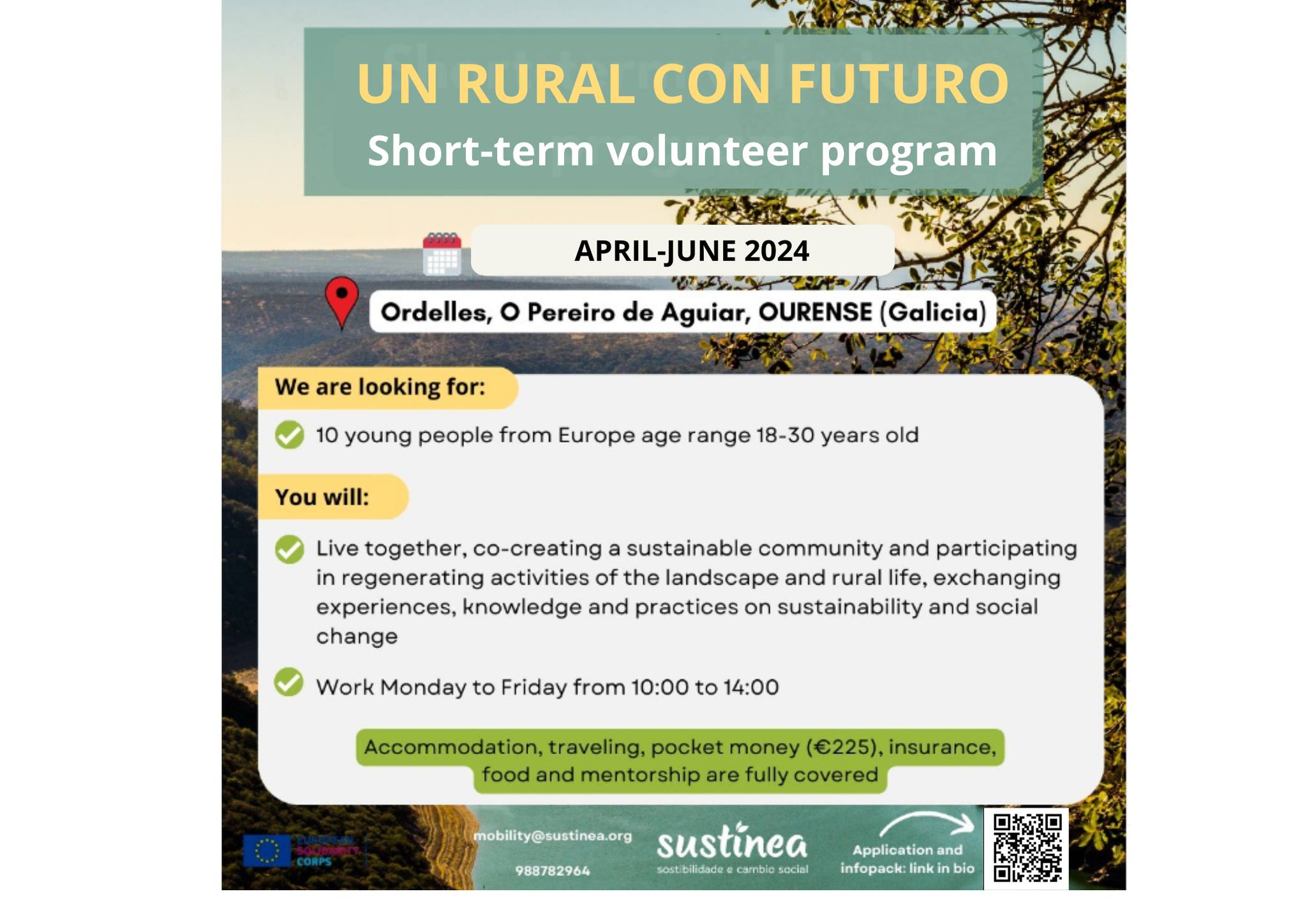información de campamento rural